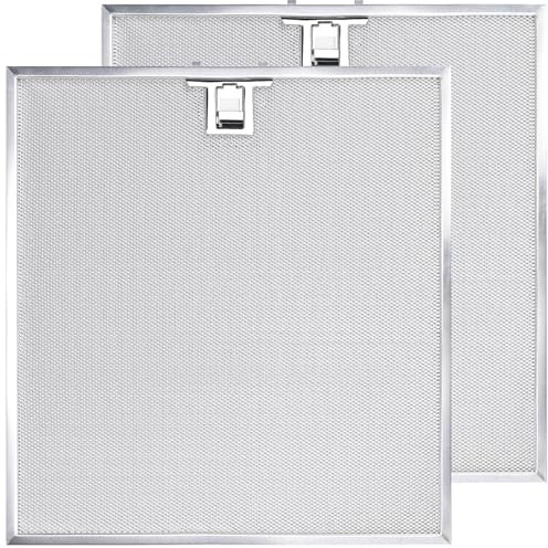 Range Hood Filter Replacement, 30 In Pyramid Wall Mount Range Hood Filters Replacement, Vissani-WA0575, Grease Filters 13.54x14.41Inch (344x366mm), Aluminum Vent Filter from Huare Technology, 2PCS