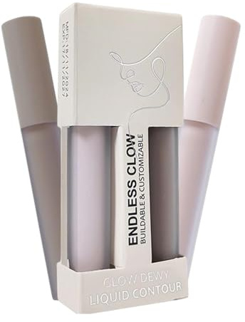 Makeup Highlighter Stick, 2 x Long-Lasting Face Contouring Pencil, Blendable Eyeshadow Highlighter, Cosmetic Eye Brightener for Women & Girls, Glowing Finish