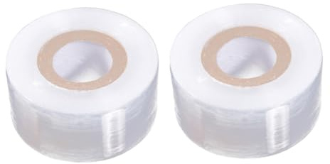 VANZACK 2pièces Ruban De Greffage Extensible Et Imperméable Polyéthylène Film Auto-adhésif Transparent pour Arbres Fruitiers Noyers Agrumes Avocats Et Fruits à Noyau