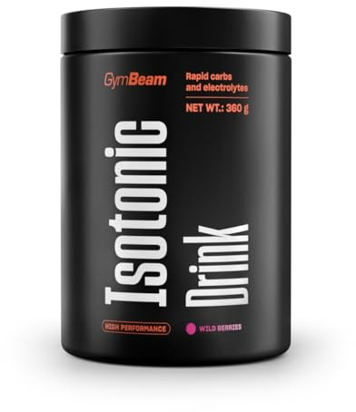 GymBeam Isotonic Drink in Polvere - Con Elettroliti, Vitamine B6/C, BCAA e Glutammina - Energia Immediata e Idratazione - Supporto Muscolare e Riduzione Stanchezza (Frutti di Bosco)