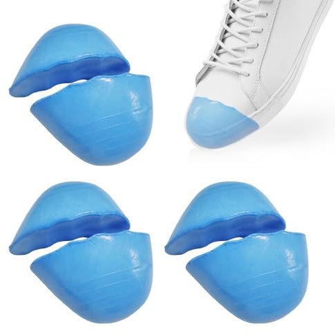 GYIOFAI 3 Paires Inserts de Remplissage de Chaussures pour Femme Homme, Coussinets de Remplissage Éponge Réducteur de Taille de Chaussures Orteil Rembourrage de Chaussure Larges Réglables Insert