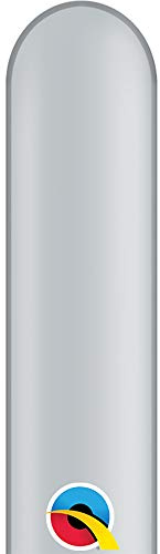 Qualatex 43960 260QSILVER 100CT Modellier- oder Drehballons
