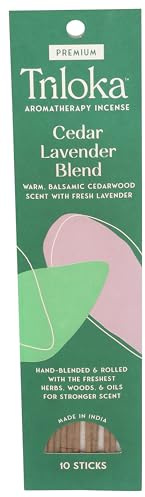Triloka, Incense Cedar Lavender, 10 Count