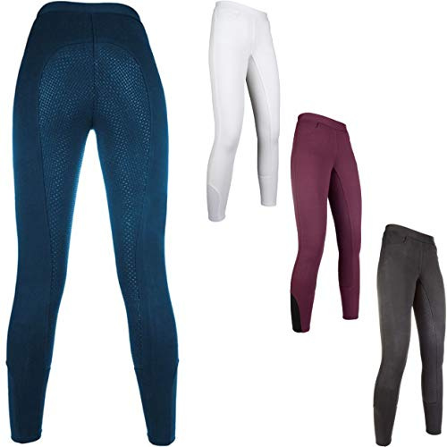 HKM Legging d'équitation pour Femme - Yvi - Garniture en Silicone