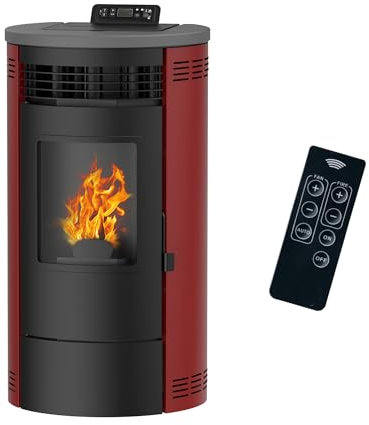 Pelletofen Air Flavia 9,5 kW Bordeaux Sannover