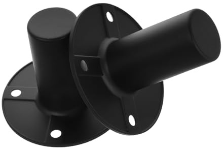 LIGIGWASH Soporte Para Altavoz Metálico De Aluminio S-723, Base Para Altavoz Profesional 2 Piezas, Uso Escenarios y Estudios, Compatible Altavoces De Sonido, Color Aluminio