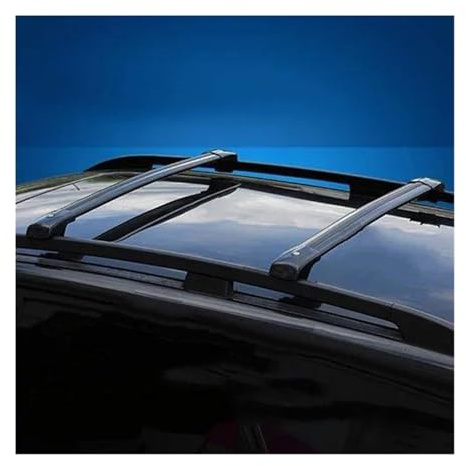 Roof Rack Luggage Cross Bar For Dacia For Duster 2018 2019 2020 2021 2022 Aluminum Alloy Side Bars Cross Rails Roof Rack Luggage(Black)