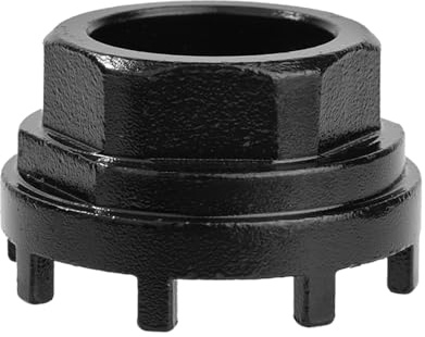 Goktvai Tretlager Werkzeug mit 8 Kerben, 8-Zähne Spline Fahrrad Tretlager Werkzeug zum Entfernen des Kettenblatt Verschlussrings Kompatibel mit SRAM Truvativ ISIS-Tretlagerschalen