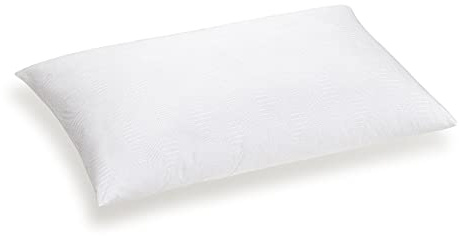 Fabe | Cuscino Classico Comfort, Cuscino Morbido con Imbottitura Ipoallergenica, Federe in Cotone Percalle, Igienico, Antimicrobico e Batteriostatico, 45x75x14h, 850g