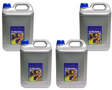 N°4 Tanica 5 LT Olio Miscela 2 TEMPI MIX PLUS Motosega - Decespugliatore - Agricolo - Giardinaggio - Varie