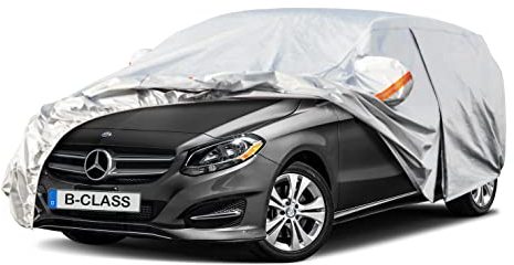 Kayme Autoabdeckung Wasserdicht Atmungsaktiv Passend für 2005-2024 Mercedes-Benz B Klasse,Vollgarage Autoplane für Regen Sonne Staub Schutz,Auto Abdeckplane Faltgarage Abdeckung(3-7 Tage liefern)
