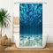 Ulticool Duschvorhang - Ozean Meer Ruhig Tauchen Aquarium Strand Sommer - Anti Schimmel - 120 x 200 cm – Waschbar – Wasserdicht - mit 8 Ringe - Blau