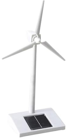 F Fityle Mini moulin à vent à énergie solaire, jouet, générateur éolien, artisanat facile à assembler avec panneau, énergie éolienne, pour enfants de 8 ans et