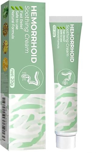 Crema para el cuidado perianal, pomada natural a base de hierbas para las hemorroides, para hombres y mujeres,1pc