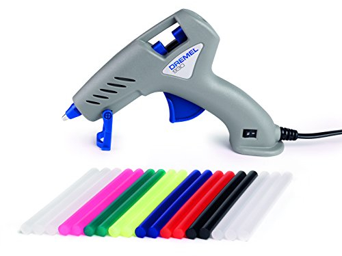 Dremel 930 Hot Glue Gun 105-165°C - Dual Temp Glue Gun with Precision Non-Drip Tip, Dual Temperature and 18 Multi-Purpose Glue Sticks (7 mm)
