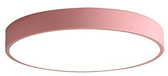 BigPinwheel Minimalist LED Colorful Macaron Plafoniera, Lampada da soffitto moderna nordica da incasso Creativa, 3 temperature di colore, Camera da letto, Sala da pranzo, Soggiorno (Pink, 30cm)