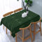 Oudrspo Art Deco auf smaragdgrünen rechteckigen Polyester-Tischdecke 183 x 137 cm (54 x 72 Zoll) waschbar