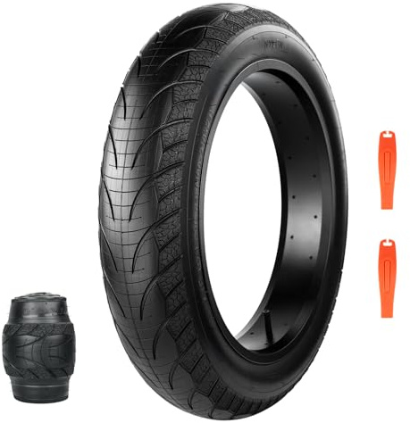ZUKKA 1 pneumatico per bicicletta da 26 pollici, Fat Tire 26 x 4,0 pollici, per e-bike, mountain bike, resistente all'usura, resistente