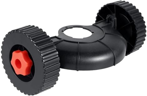 Roues de débroussailleuse à fil - Support auxiliaire roues droites accessoire tondeuse, roues de support réglables débroussailleuse sans fil roues auxiliaires fournitures de jardin pour