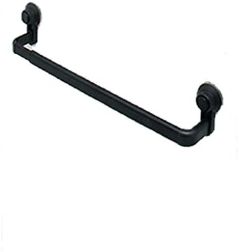 Asukohu Moderne Cuisine Télescopique Porte-serviettes Rack Vide Ventouse Porte-serviettes Stockage pour Suspendre Torchons à Main Blanc/Noir