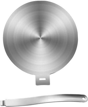 PRETYZOOM Wärmeverteilerplatte Für Induktionskochfelder – Edelstahl-kochfeldadapter Für Gasherde