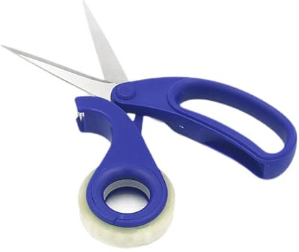 Baoblaze Tijeras para suministros escolares de oficina, tijeras afiladas con agarre cómodo, tijeras artesanales, cortador, tijeras domésticas para coser