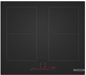 Bosch PVQ61CHB1E Serie 6 Induktionskochfeld 60 cm, Matt Design - 5x weniger sichtbare Kratzer, Power Boost - schneller Kochen, automatische Dunstabzugaktivierung, Combi Zone für großes Kochgeschirr