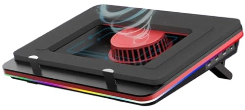 Base di raffreddamento per laptop Base di raffreddamento per laptop Base di raffreddamento serie V2/V1/S2/B0 Dispositivo di raffreddamento esterno da 5.000 giri/min per notebook da gioco Cooling Pad
