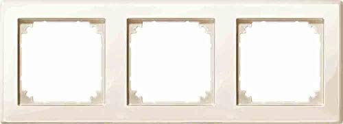 Merten M-SMART-Rahmen, 3 Fach, weiß glänzend, 478344