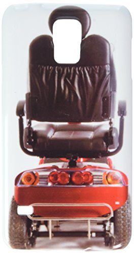 red motorized mobility scooter fot elderly people cell phone cover case Samsung S5