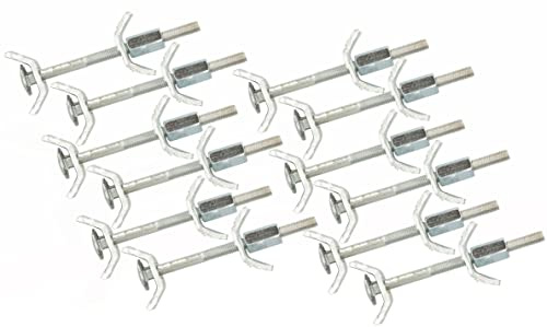 KOTARBAU® 12 x Conector para encimeras 65 mm, Conector para muebles, Junta de encimera de cocina,Tornillos montaje de muebles, Herraje de montaje, Conectores de acero inoxidable, 12 unidades