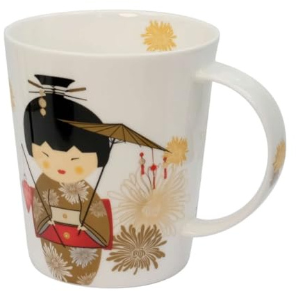 Eigenart Cupti 71003 - Tazza leggera in porcellana fine con manico, 500 ml, colore: oro