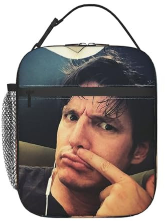 EZKYZTLW Pedro Star Pascal Isolierte Lunchtasche für Damen, Kühltasche, wiederverwendbare Lunchbox, Behälter für Arbeit, Büro, Reisen, Picknick