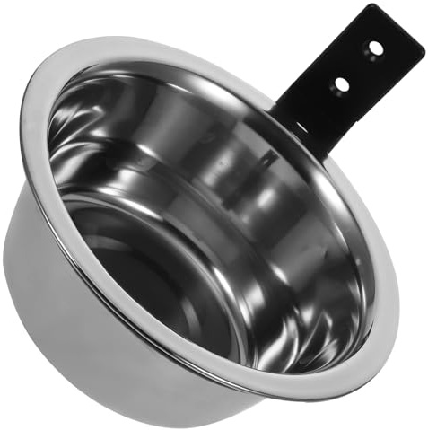 KOMBIUDA Chien Surélevée INOX Bol Mural pour Animaux de Compagnie Bol Alimentaire pour Chiens Moyens et Grands Support Nourriture et Eau Facile à Nettoyer