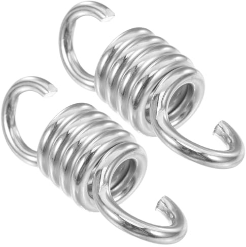 Homoyoyo 2 Pezzi Molla a Sospensione per Poltrona Sospesa da Giardino in Metallo a Molla Resistente capacità Elevata per Altalena da Veranda e Amaca Esterno