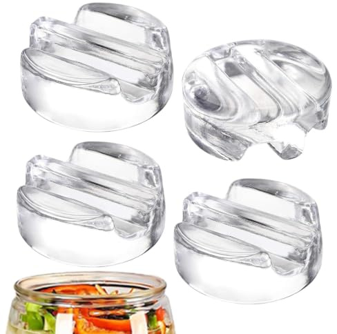 Glas Inläggningsvikter 4-pack stenar med lättgreppshandtag