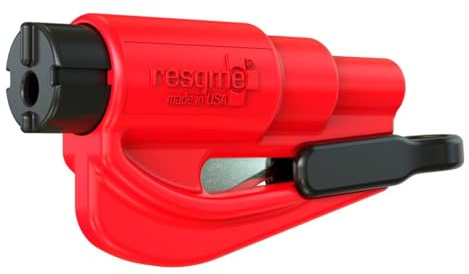 Resqme GBO-RQM-ROT Das Rettungswerkzeug als Schlüsselanhänger, Rot