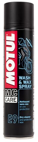 Motul 103174 E9 Wash & Wax Spray, 400 ml