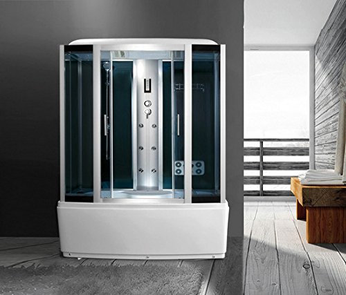 Bagno Italia Cabina idromassaggio 6 getti con vasca box doccia 170x85 multifunzione I