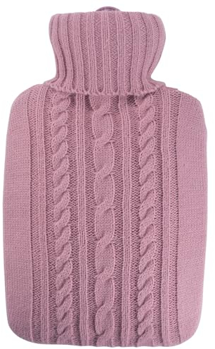 Hugo Frosch Wärmflasche Klassik 1,8 l mit Strickbezug Pink