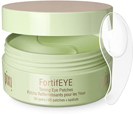 Pixi Beauty FortifEYE Eye Patches | Patchs Hydrogel Raffermissants au Collagène Végétal | Lissent les Rides et Tonifient le Contour des Yeux | 30 Paires / 60 Patchs