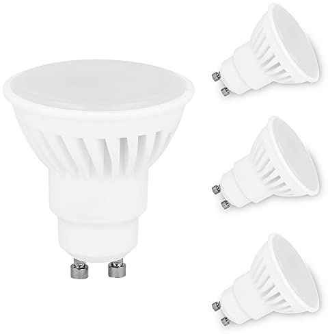 Lampadine LED GU10, 1400lm, 230 V, 10 W (Led Light Equivalente 150 W Lampadina Alogena), 120° Angolo (Bianco Caldo) 3 Pack