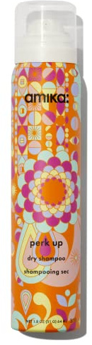 Amika Perk Up Dry Shampoo 79ml - Nettoyant sec et volumisant - Pour tous les types de cheveux - Sans talc et sans sulfates - Vegan