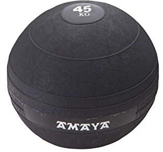 AMAYA SPORT Slam Ball, balle médicale de sable antidérapant, balle de musculation pour l'entraînement physique, musculation de corps, entraînement d'équilibre, gymnase, entraînement à domicile (45)