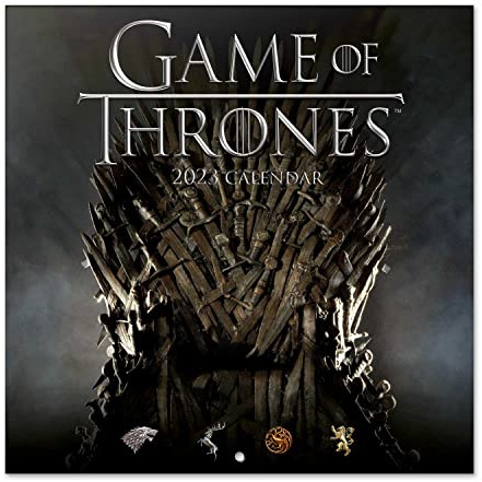 Grupo Erik Calendario Game of Thrones 2023 da Muro + Poster Regalo incluso - 12 mesi, 30x30 cm, FSC - ottimo come calendario 2023 da parete, calendario ufficio 2023, calendario trono di spade 2023
