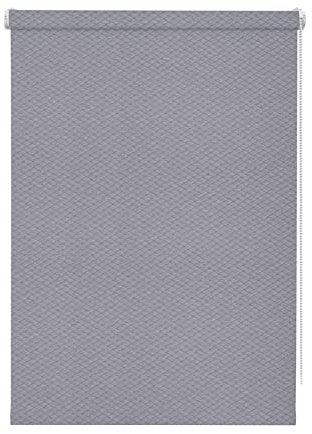 GARDINIA Easyfix Lilly Green Opaque Clamp-On Roller Blind, Mounting for Clamping, Translucent Roller Blind for Windows, No Drilling Required, Light Grey/Grey, 60 x 160 cm