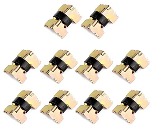 Lipfer 10 Piezas De Mini Tamaño Vintage Mino Metal Cerrando Bisagras De Primavera para Copa De Joyas