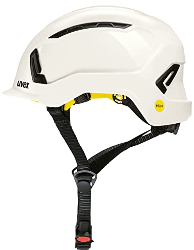 uvex pronamic Alpine - Schutzhelm mit MIPS-Sicherheitssystem - Bauhelm - Kletterhelm - Damen/Herren - Weiss