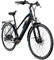 ZÜNDAPP Ebike Damen 28 Zoll Trekkingfahrrad | E Bike 24 Gänge 155-170 cm Elektro Fahrrad | E-Bike Elektrofahrrad mit hydraulischen Scheibenbremsen | Z810 (schwarz/grau mit Faltschloss, 50 cm)