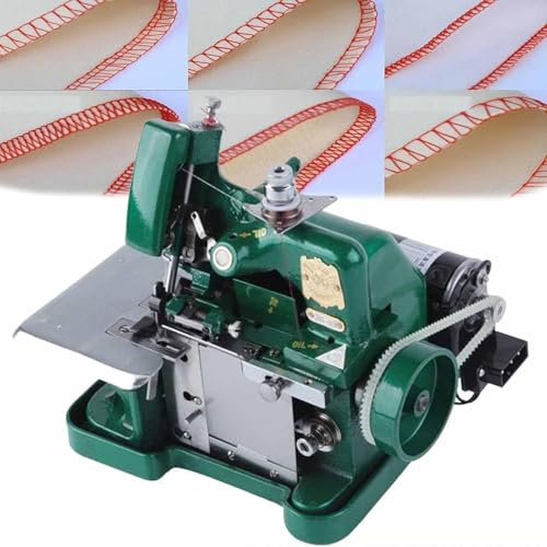 WaaYb Máquina de Coser overlock de Alta Resistencia con Kit de Accesorios, Motor Potente, remalladoras industriales y overlock para Tela